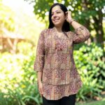 Kalamkari short kurti 4
